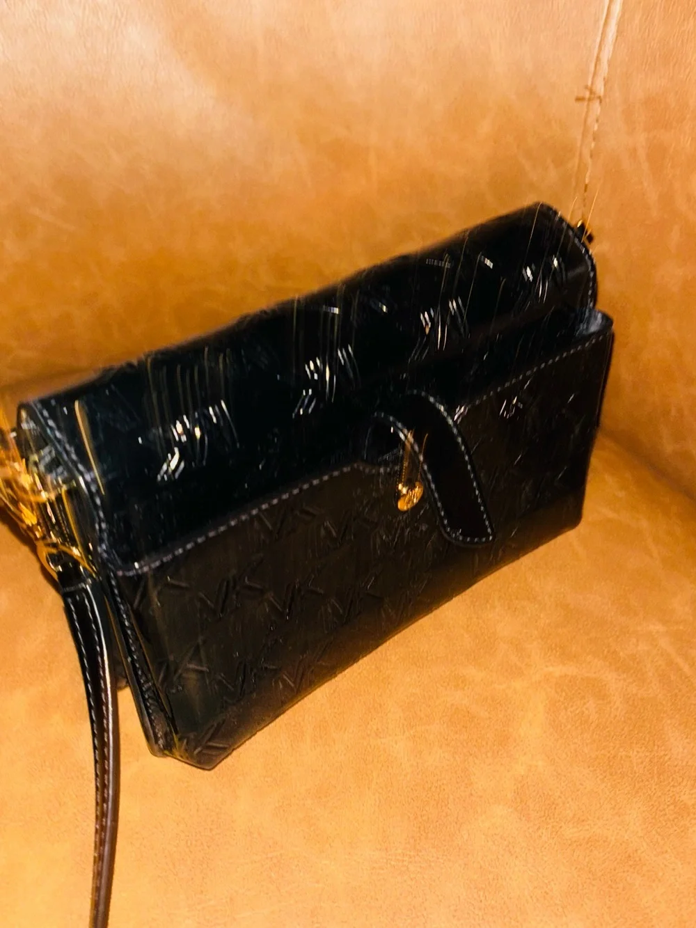 Michael Kors glossy patent